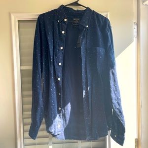 Abercrombie Men’s Linen Button Down Shirt